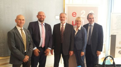 Michael and others at ESFRI roadmap launch in Vienna