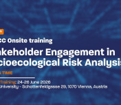 IRISCC Onsite Training in Vienna (24-26 June): Stakeholder Engagement in Socioecological Risk Analysis